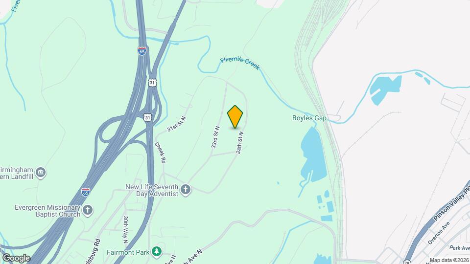 5816 34th St N Map and Location Details