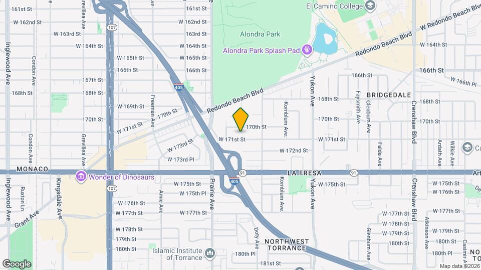 3915 W 171st St Map and Location Details