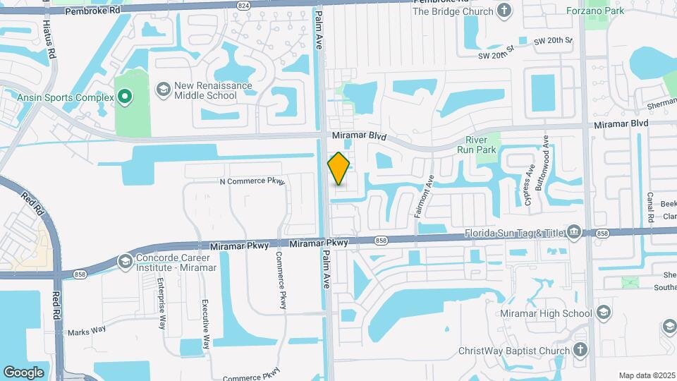 2851 River Run Cir W Map and Location Details