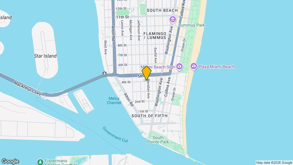 360 Meridian Ave Mapa y Detalles de la Ubicación