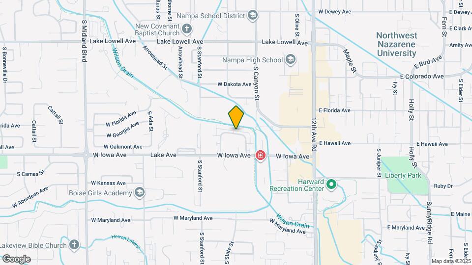 1360 S Edgewater Cir, Unit 101 Map and Location Details