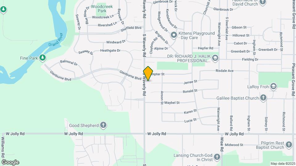 3820 Jerree St Map and Location Details