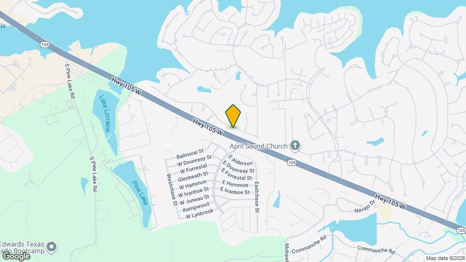 155 April Waters Dr W Map and Location Details