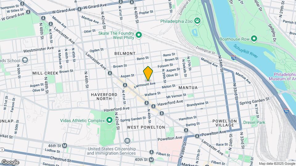 701 N 40th St Map and Location Details