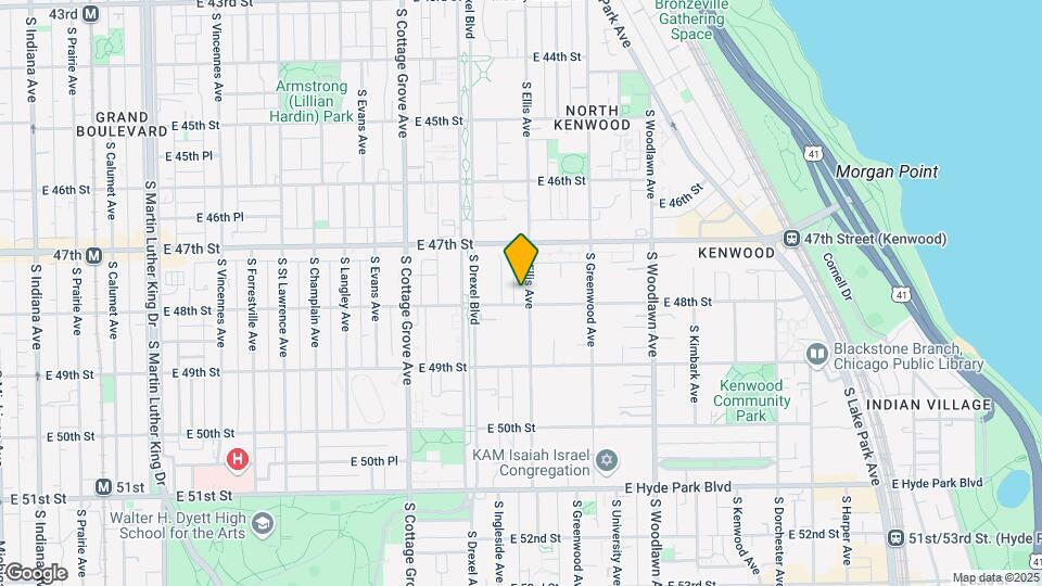 4746 S Ellis Ave Map and Location Details