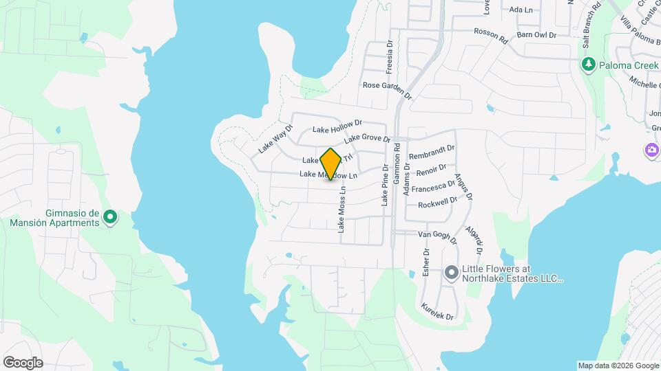 929 Lake Woodland Dr Map and Location Details