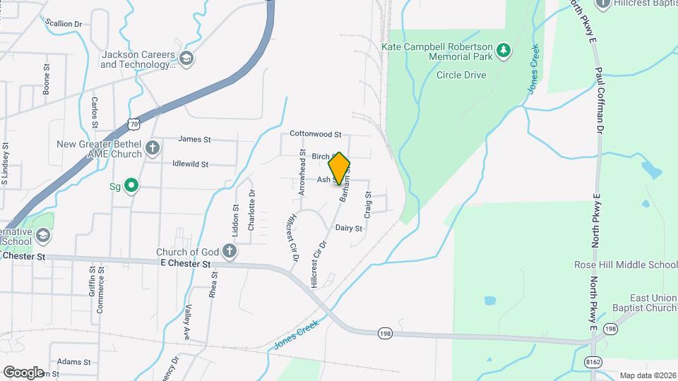 123 Barham St Map and Location Details