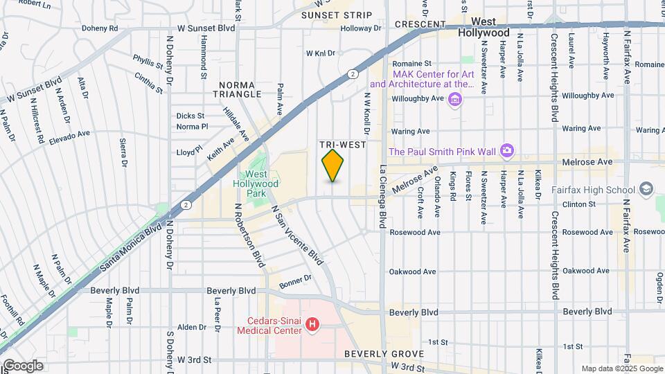 630 Westbourne Dr Map and Location Details