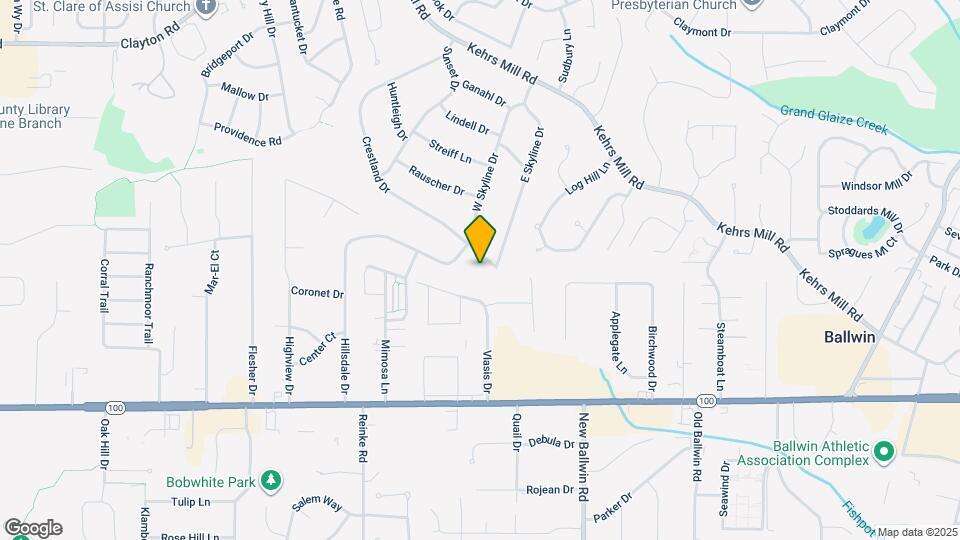 712 Crestland Dr Map and Location Details