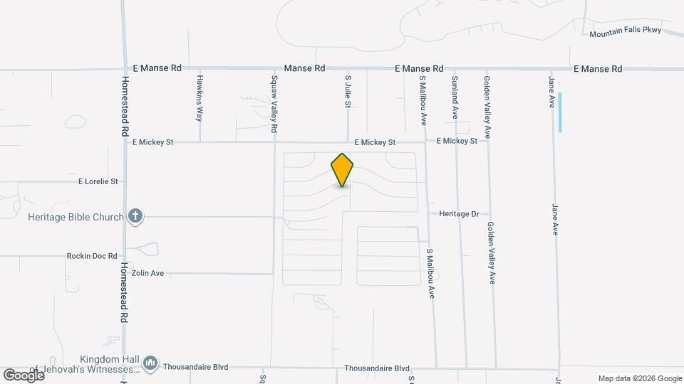 3682 E Wallowa Dr Map and Location Details