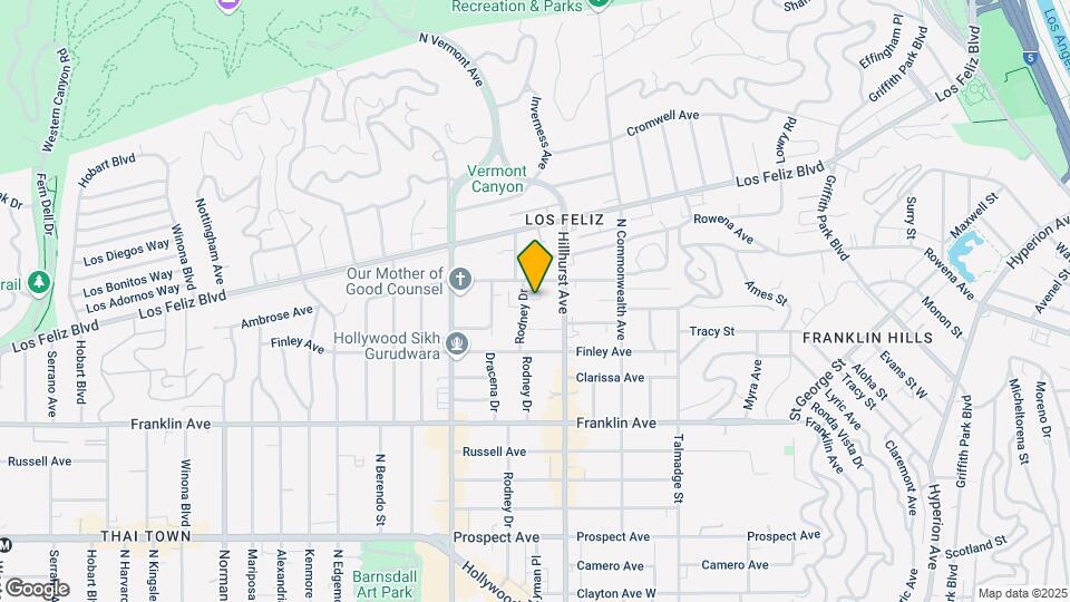 2052 Rodney Dr Map and Location Details
