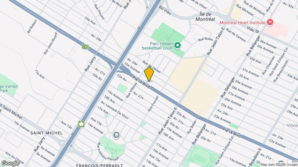 7453 Pie IX Boul Map and Location Details