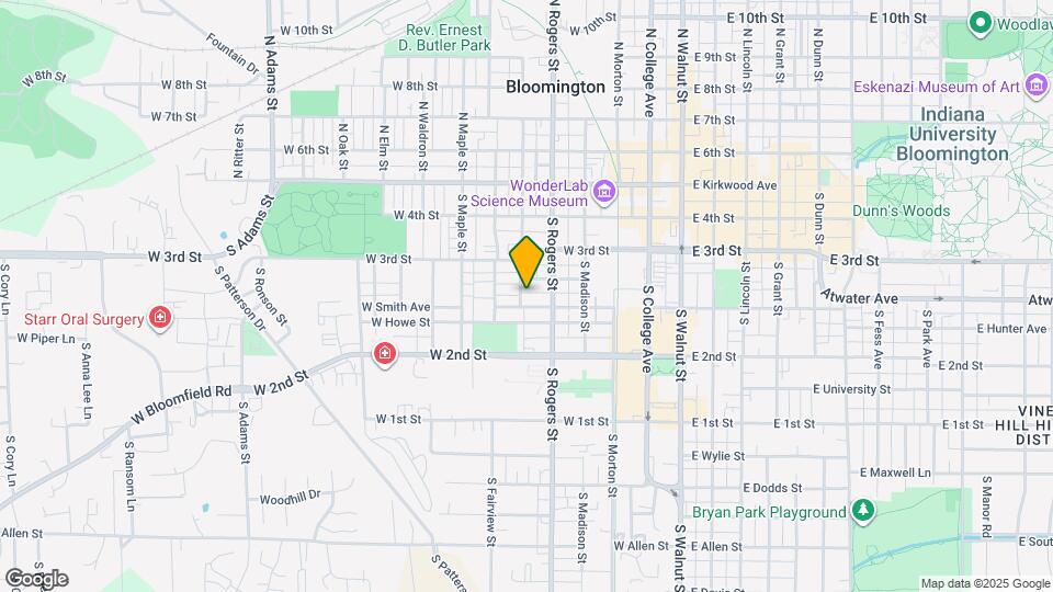 341 S Jackson St Map and Location Details