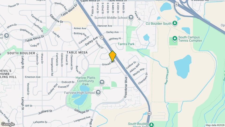 4480 Grinnell Ave Map and Location Details