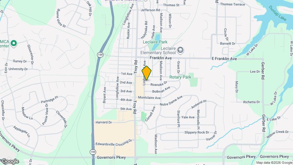 415 Roanoke Dr Map and Location Details
