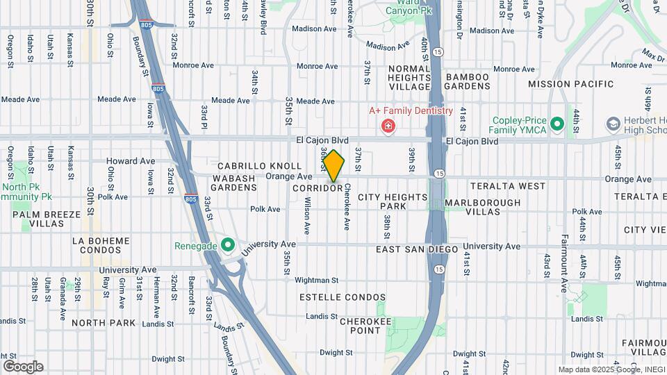 4149-4163 36th St Mapa y Detalles de la Ubicación