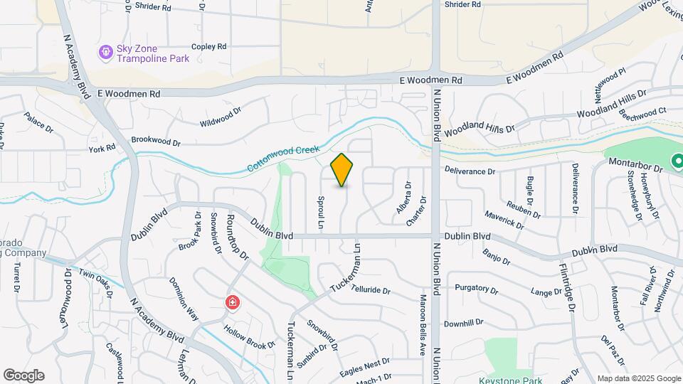 6909 Sproul Ln Map and Location Details