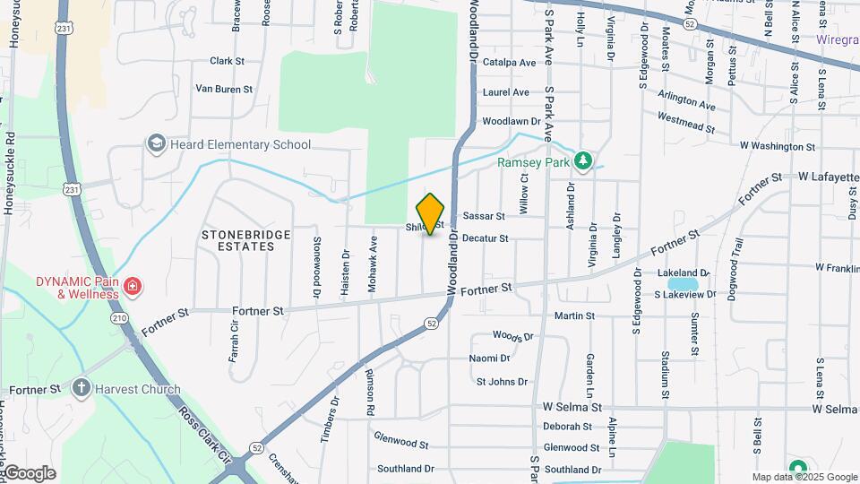 503 S Pontiac Ave Map and Location Details