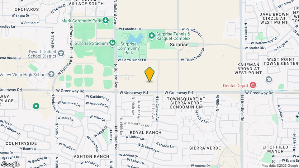 15510 N La Cometa Ave Mapa y Detalles de la Ubicación