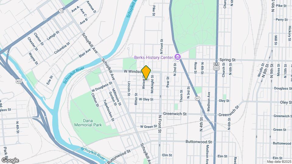 815 Weiser St Map and Location Details