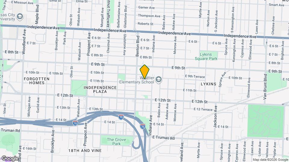 3222 E 11th St Map and Location Details