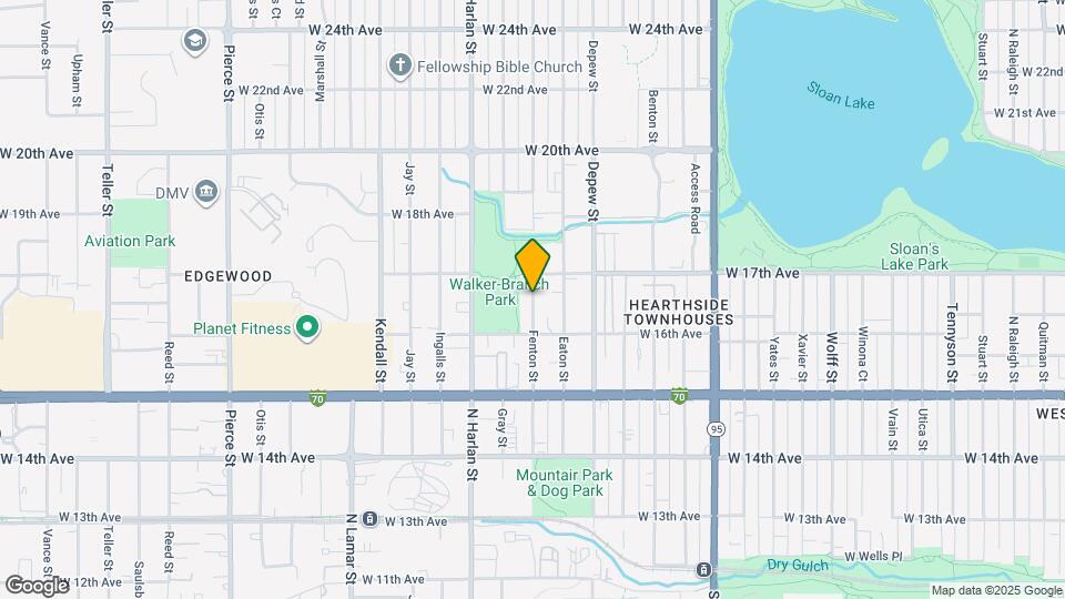 1659 Fenton St Map and Location Details