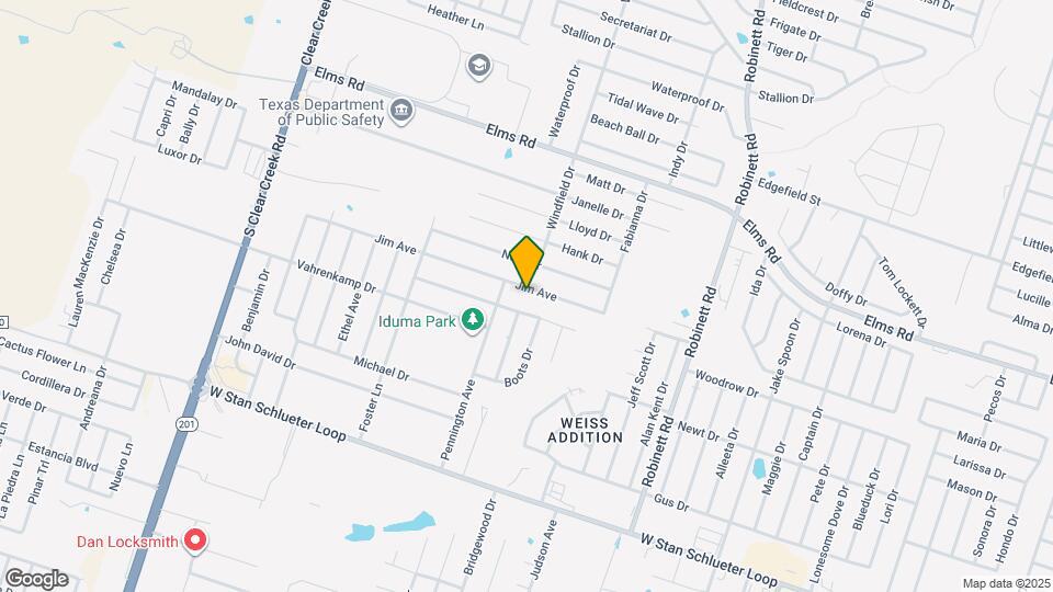 4310 Jim Ave Map and Location Details