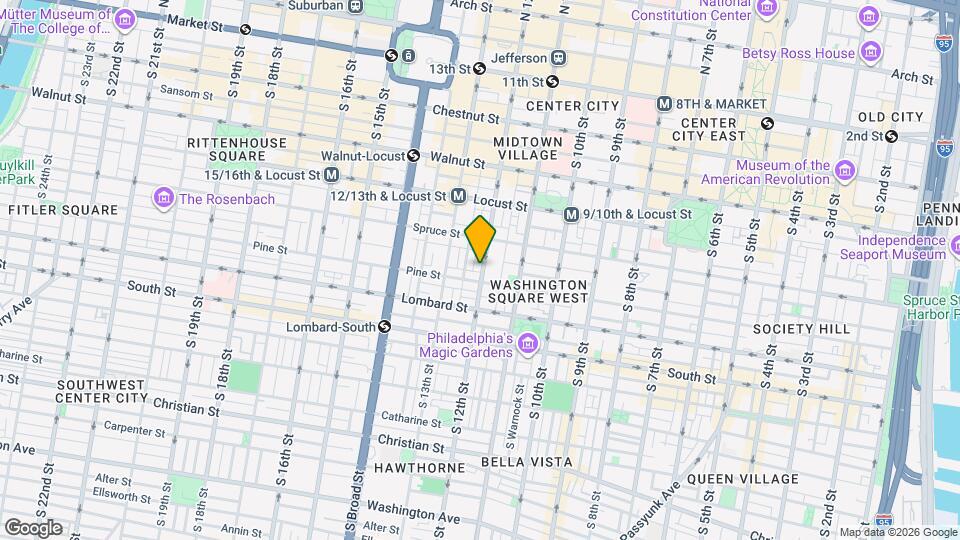334 S 12th St Map and Location Details