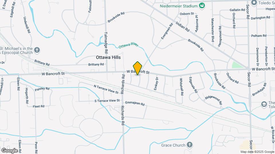 2149 Evergreen Rd Map and Location Details