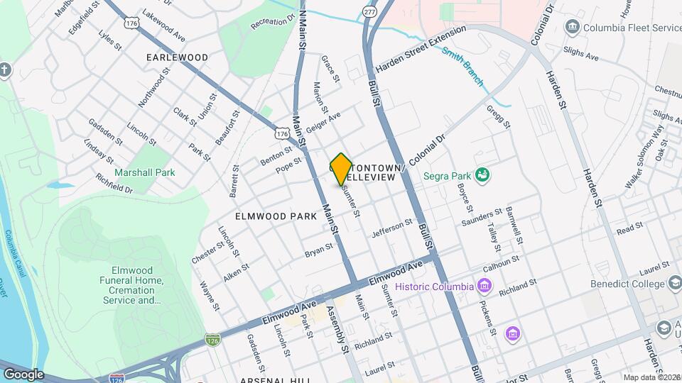 2405 Sumter St Map and Location Details