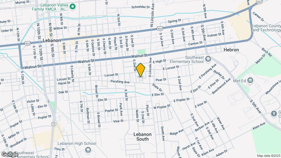 327 S 1st St Map and Location Details