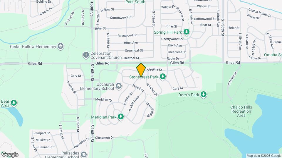 8421 S 164th St Map and Location Details