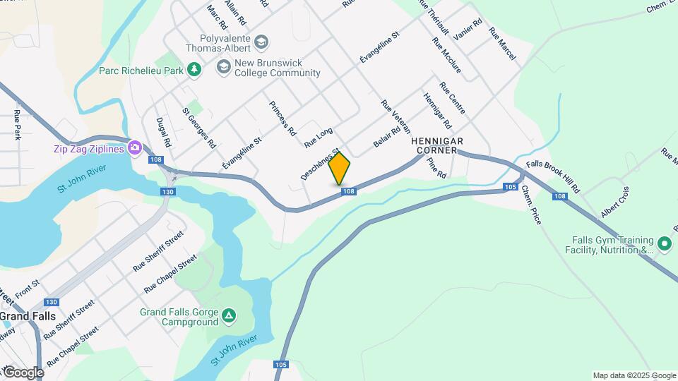 283 Chem. Tobique Map and Location Details