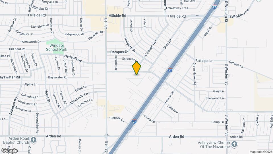 5542 Gonzaga Ln Map and Location Details