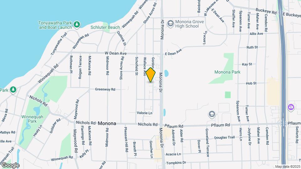 4915 Gordon Ave Mapa y Detalles de la Ubicación