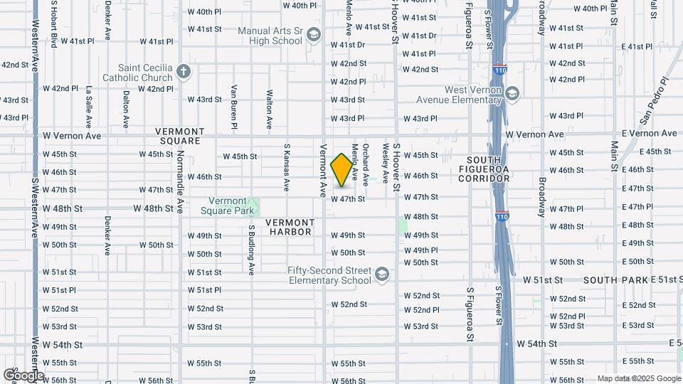 961 W 47th St Map and Location Details