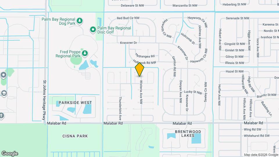 320 Wisteria Ave NW Map and Location Details