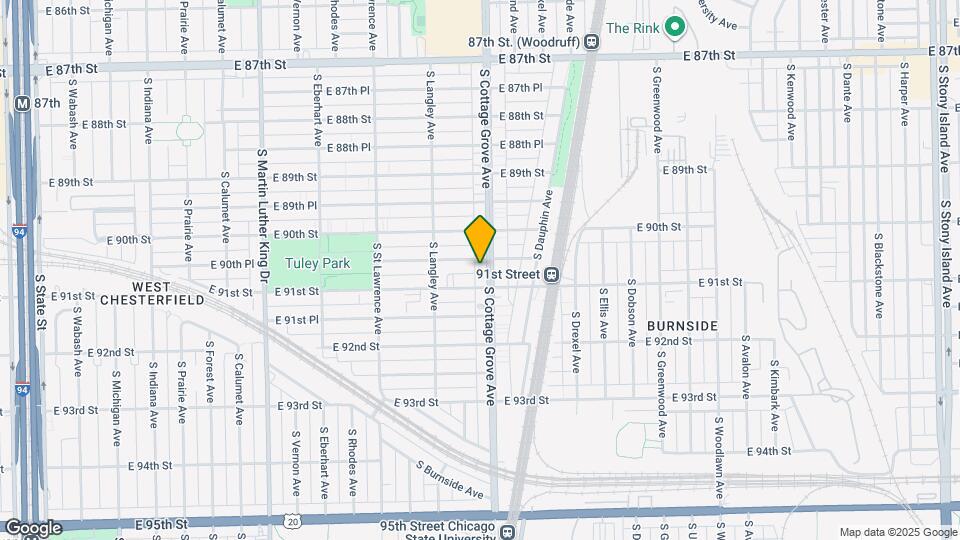 9036 S Cottage Grove Ave Map and Location Details