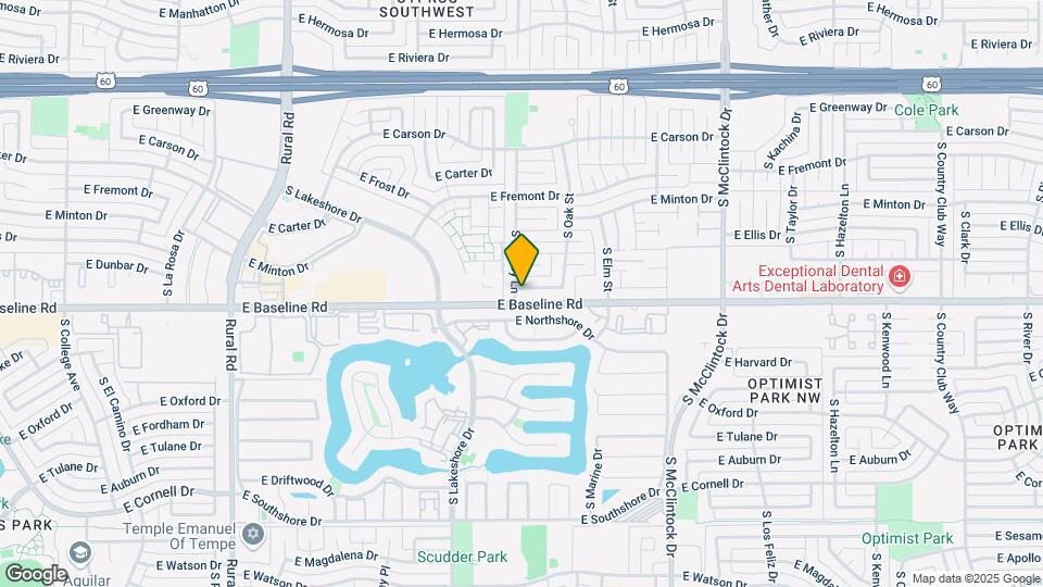 1303 E Donner Dr Map and Location Details