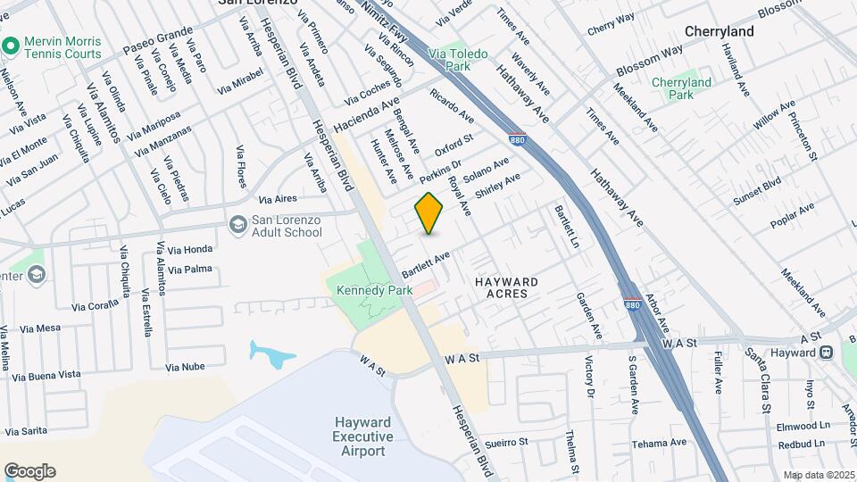 727 Bartlett Ave Mapa y Detalles de la Ubicación