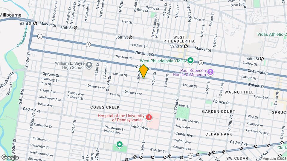 5448 Locust St Mapa y Detalles de la Ubicación