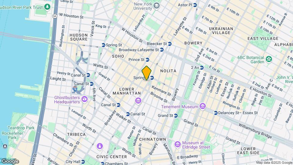 212 Lafayette St Map and Location Details