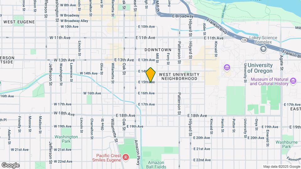 334 E 15th Ave Mapa y Detalles de la Ubicación