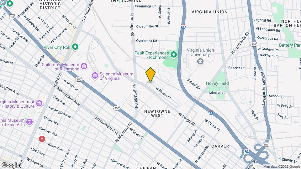 2049 W Moore St Map and Location Details