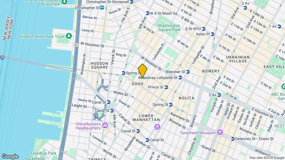 419-421 W Broadway Mapa y Detalles de la Ubicación