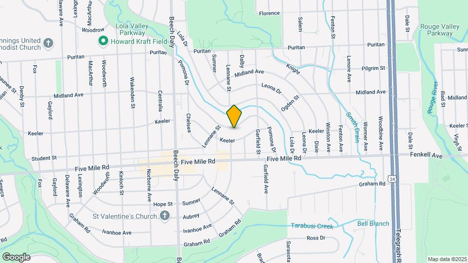 15565 Pomona Dr Map and Location Details