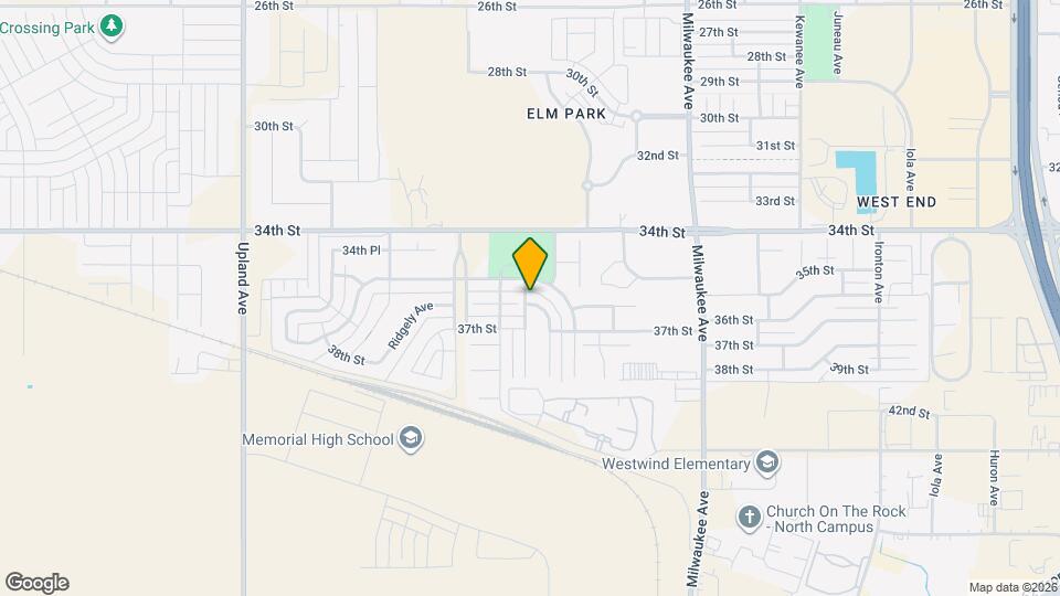 3601 Pontiac Ave Map and Location Details