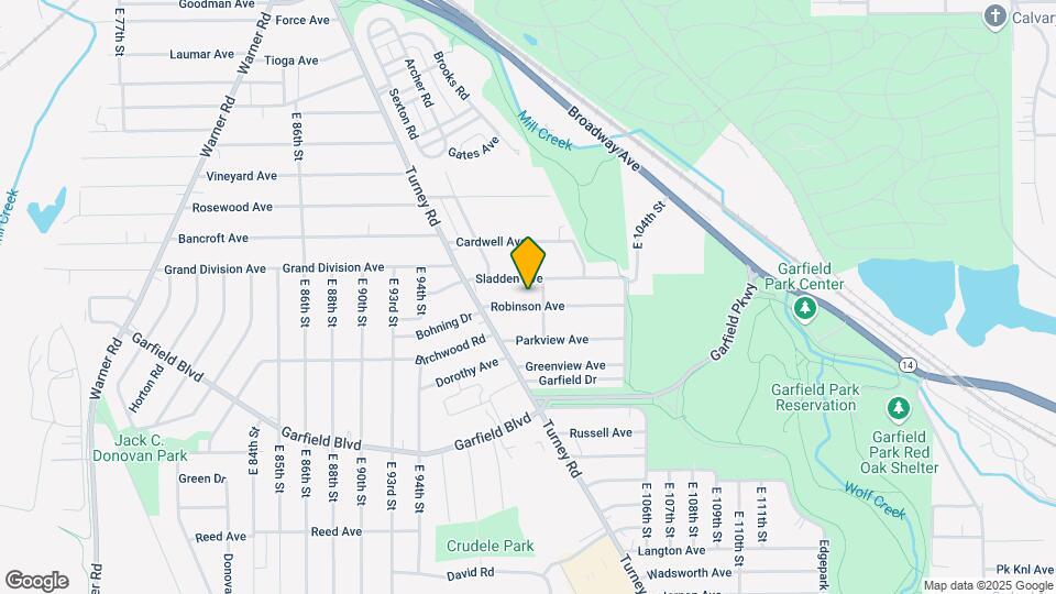 9811 Robinson Ave Map and Location Details