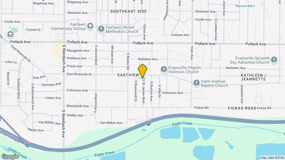 2517 S St James Blvd Map and Location Details