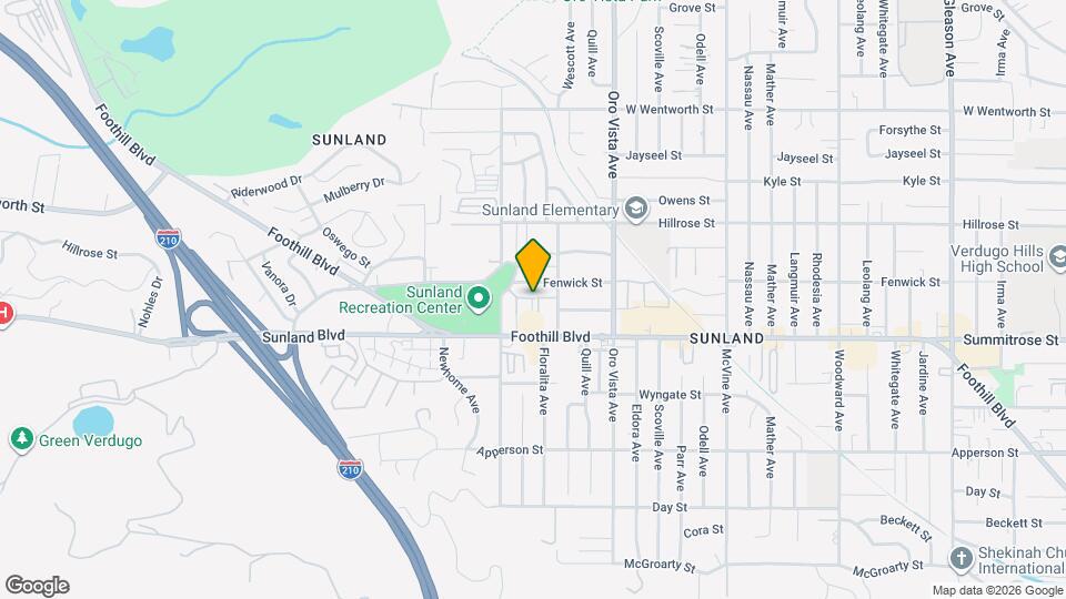 10544 Floralita Ln Map and Location Details
